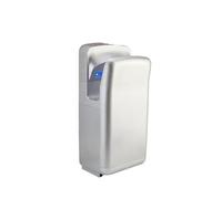 Asciugamani Elettrico, Asciugamani a getto bifacciale, asciuga mani a getto verticale ad alta velocità con rilevamento automatico for bagni(Light Grey)