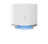 Asciugamani Elettrico, Asciugamani automatico con sensore Samrt filtro HEPA, asciuga mani for WC Asciugamani automatici da bagno commerciali(White)