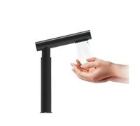 Asciugamani Elettrico, Asciugamani automatico, design creativo del rubinetto Asciugamani da bagno con flusso d'aria ad alta velocità, Asciugamani for WC in acciaio inossidabile 304(Matte Black)