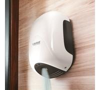 Asciugamani elettrico asciugatore mani Mini Eco Jet In Abs Bianco 900W Vama