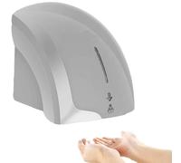 Asciugamani Elettrico Professionale da Parete, Asciugamani Elettrico ad Alta velocità da 2000 W con Bilancio Calorico, Controllo della Temperatura a 65 ℃ per Risparmio Energetico(Gray)