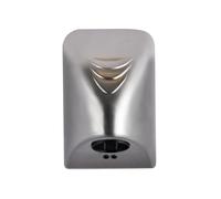 Asciugamani Elettrico, Riscaldatore elettrico automatico for asciuga mani da 600 W, asciuga mani a Asciuga mani da bagno for hotel Attrezzatura domestica Mini asciugacapelli(Silver)