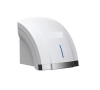 Asciugamani Elettrico, Sensore compatto elettrico for asciuga mani commerciale, asciuga mani automatico Tergicristallo ad alta velocità 1800 W for il bagno(White hand dryer)