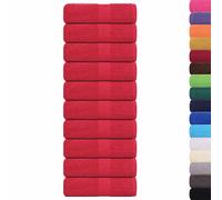 Asciugamani FROGN 10 pz Rosso 30x30 cm 360 g/m²