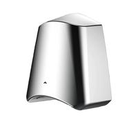 Asciugamani in acciaio inox, doppia porta sovralimentata, riduzione del rumore, sensore automatico, distanza di induzione 8-10s, design antifurto per bagni pubblici interni