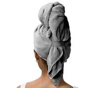 Asciugamani in microfibra per capelli, asciugamano per capelli, 24 x 40 pollici, morbidi tappi per capelli, ad asciugatura rapida, asciugamano per capelli ricci, lunghi e spessi