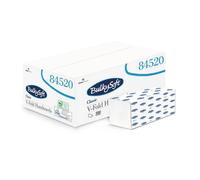 Asciugamani interfogliati piagatura a V Bulkysoft Classic 24x21,5 cm bianco Cf.