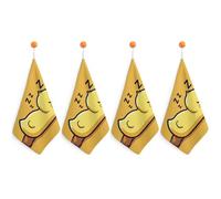 Asciugamani leggeri e altamente assorbenti, asciugamano decorativo per il bagno con simpatico papero ro giallo, asciugamano per il viso in microfibra