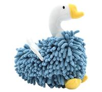 Asciugamani morbidi per le mani, asciugamano in spugna a forma di cigno con pompon morbidi, morbidi assorbenti, in peluche, per asciugare il bagno, multiuso, ideale per pulire la pulizia e asciugare