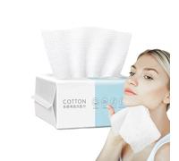 Asciugamani per il viso - Asciugamani puliti | Tessuto igienico di cotone | Asciugamani monouso per la pulizia del viso | Salviette biodegradabili Cclean per il viso adatte per la pulizia quotidiana