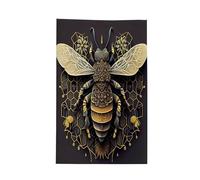 Asciugamani per Le Mani Yellow And Black Bee Pattern Leggeri Telo Doccia Durevole Asciugamani Viso per Salone Hotel Viaggi 40X70cm