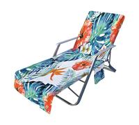 Asciugamani per sedia a sdraio, 210 x 75 cm, antiscivolo, in microfibra | Copertura per chaise longue per esterni, patio, giardino, hotel, prato, cortile, balcone, spiaggia, vacanze, prendere il sole