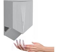 Asciugamani per Servizi Igienici Commerciali, Asciugamani 6-10 Secondi per Asciugare, Asciugamani Elettrico da 1200 W, Asciugamani A Parete, Dispositivo di Asciugatura delle Mani A Ind, Silver