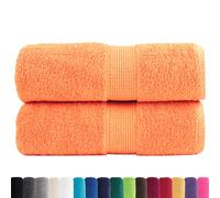 Asciugamani Premium SOLUND 2 pz Arancione 30x30 cm 600 g/m²