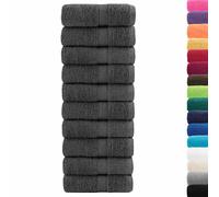 Asciugamani Premium SOLUND 50 pz Antracite 30x30 cm 600 g/m²