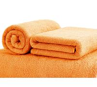Asciugamani Salvietta Bagno In Morbida Spugna Modello Sophie Colore Arancio