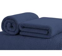 Asciugamani Salvietta Bagno In Morbida Spugna Modello Sophie Colore Blue Jeans