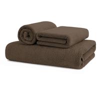 Asciugamani Salvietta Viso Doccia Bagno Sophie Cioccolato In Cotone Spugna