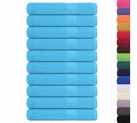 Asciugamani Sauna 10 pz Turchesi 80x200 cm 360 g/m² 100% CotoneSet Asciugamani Doccia