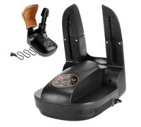 Asciugamani Scarpe Elettriche Ozono, Asciugacapelli, Asciugamani Scarpe con Comandi Digitali, Scaldabagni Supporto Portatile Regolabile e Timer per Scarpe, Guanti, Cappelli