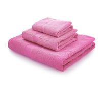 Asciugamani tris Gabel bagno telo doccia viso ospite spugna idrofila puro cotone