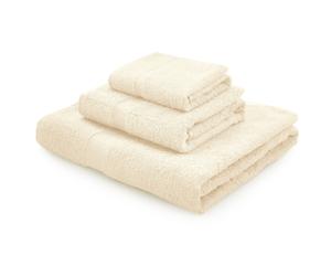 Asciugamani tris Gabel bagno telo doccia viso ospite spugna idrofila puro cotone