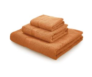 Asciugamani tris Gabel bagno telo doccia viso ospite spugna idrofila puro cotone