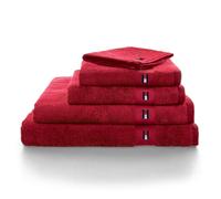 Asciugamani tris Tommy Hilfiger bagno telo doccia viso ospite spugna puro cotone
