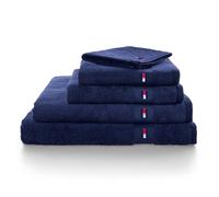 Asciugamani tris Tommy Hilfiger bagno telo doccia viso ospite spugna puro cotone