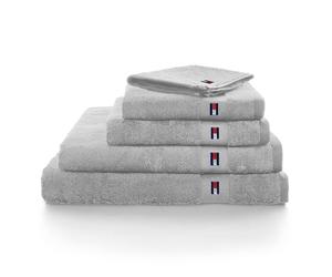 Asciugamani tris Tommy Hilfiger bagno telo doccia viso ospite spugna puro cotone