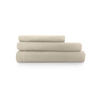 Asciugamani Tris Zucchi solotuo cotone nido d'ape telo bagno viso ospite 280 gr