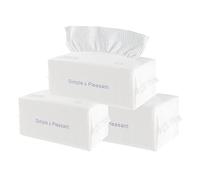 Asciugamani usa e getta in 100% cotone spesso, per il viso, per la cura della pelle, 100 pezzi (3 confezioni)