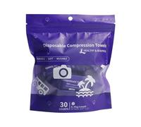 Asciugamani Viso Compressi - 30 Pezzi Salviette Assorbenti In Tessuto, Tamponi Detergenti Per Il Viso, Asciugamani Monouso In Microfibra Per Viaggi, Tamponi Cosmetici Riutilizzabili Per La Rimozione D