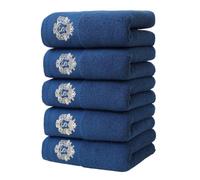 Asciugamano 5 pezzi, asciugamani in cotone altamente assorbenti for il bagno, morbidi e leggeri, super morbidi e ad asciugatura rapida, super assorbenti, asciugamani da bagno perfetti for palestra, ho