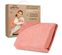 Asciugamano a farfalla extra grande BabyToLove - Asciugamano da bagno per bambini - Morbidissimo Bambù antibatterico | Pink Forest