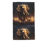 Asciugamano A Little Elephant Who Turns Magic Prints Asciugamano Palestra Bambini Super Morbido Telo da Palestra, per Giardino, Mare, Surfboard, 40x70cm