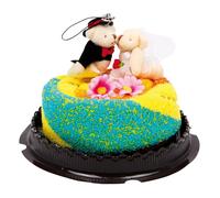Asciugamano a torta «Coppia di sposi» Small Foot Materiale: Peluche