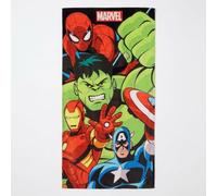 Asciugamano Avengers 70 x 140 cm per bambini e bambine - Asciugamano Marvel morbido e assorbente per la spiaggia, la piscina e il nuoto, asciugamano estivo per bambini dai 2 ai 10 anni
