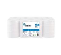 Asciugamano carta Papernet 420291 2 veli 158 strappi cellulosa bianca EU Ecolabel