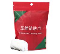 Asciugamano compresso, 20 compresse, asciugamani in cotone compresse, accessorio morbido adatto alla pelle, molto assorbente e morbido per il trucco, la bellezza e l'uso