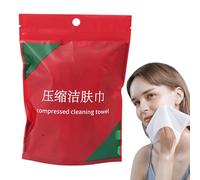 Asciugamano compresso, 20 panni compressi per il viso, compresse per viaggi, confezionati singolarmente, morbido tessuto delicato sulla pelle per la pulizia e la doccia