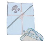 Asciugamano con cappuccio Bambino Little Bear con salviette
