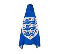 Asciugamano con cappuccio ufficiale della squadra di calcio dell'Inghilterra - Poncho per bambini 100% cotone - Asciugamano da spiaggia e accappatoio
