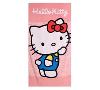 Asciugamano cotone per bambini Hello Kitty da bagno e spiaggia - Asciugamano in cotone bambini con disegno quotidiano