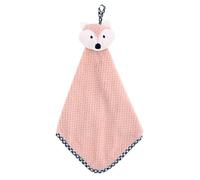 Asciugamano da appendere a forma di orso, assorbente, 42 x 32 cm, adatto per cucina e bagno, progettato per la portabilità, migliora il comfort della tua vita domestica (rosa)