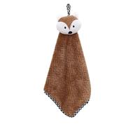 Asciugamano da appendere a forma di orso, assorbente, 42 x 32 cm, adatto per cucina e bagno, progettato per la portabilità, migliora il comfort della tua vita domestica (caffè)