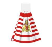Asciugamano da appendere in pile corallo, asciugamano da appendere per bambini e adulti, asciugamano da cucina con bandiera del Senato di Brema asciugamano da cucina super assorbente