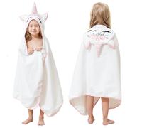 Asciugamano da bagno con cappuccio per bambini Style Quarters, grandi asciugamani da bagno per bambini, unicorno, teli da spiaggia per bambini, 1