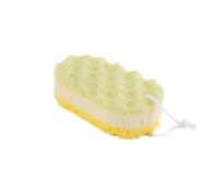 Asciugamano da bagno per strofinare, asciugamano da bagno ergonomico, spugna a tre strati, asciugamano da bagno morbido, asciugamano resistente per sfregamento con accessorio da bagno per spazzola da