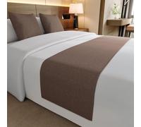 Asciugamano da Comodino In Cotone Traspirante e Lino Tinta Unita